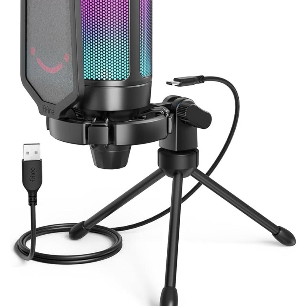FIFINE gaming, USB microphone for PC or PS5